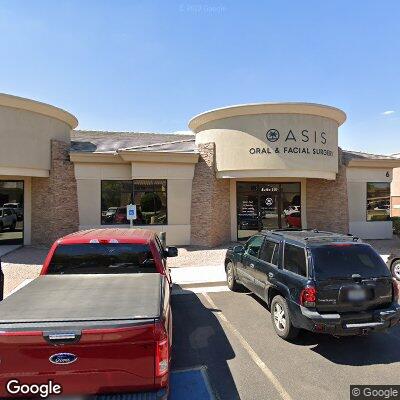 Thumbnail image of the front of a dentist office practice with the name Oasis Oral & Facial Surgery which is located in Maricopa, AZ