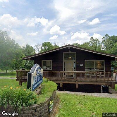 Thumbnail image of the front of a dentist office practice with the name Odon Family Dentistry which is located in Odon, IN