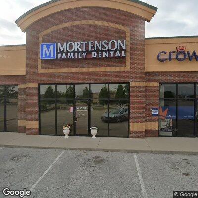 Thumbnail image of the front of a dentist office practice with the name Mortenson Family Dental which is located in Clarksville, IN